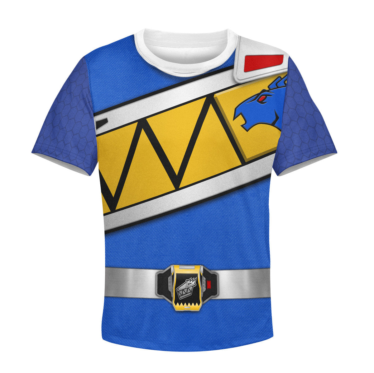 Unisex Kid Tops Blue Power Rangers Dino Charge 3D Apparel - Stormmerch Exclusive