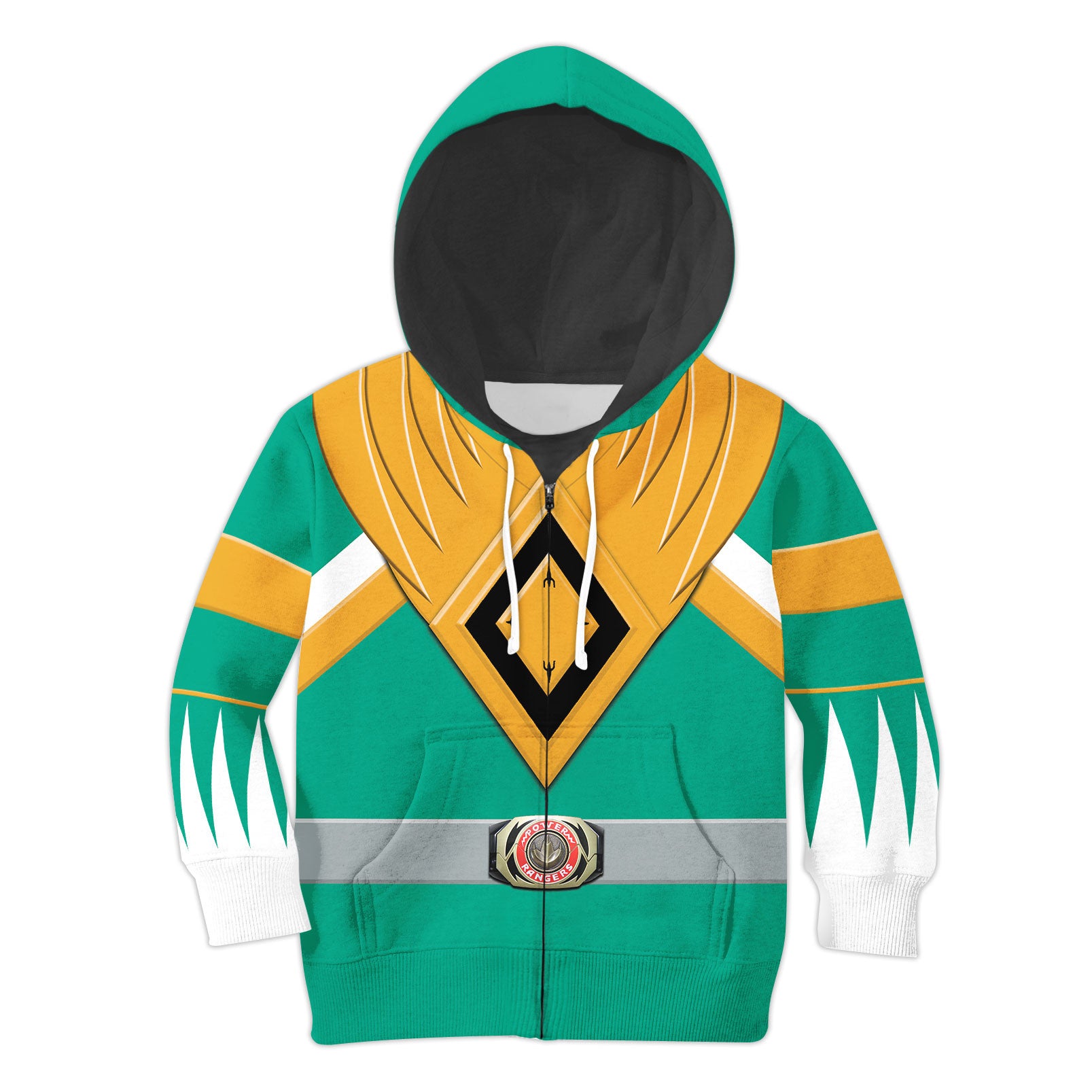 Unisex Kid Tops Green Power Ranger 3D Apparel - Stormmerch Exclusive