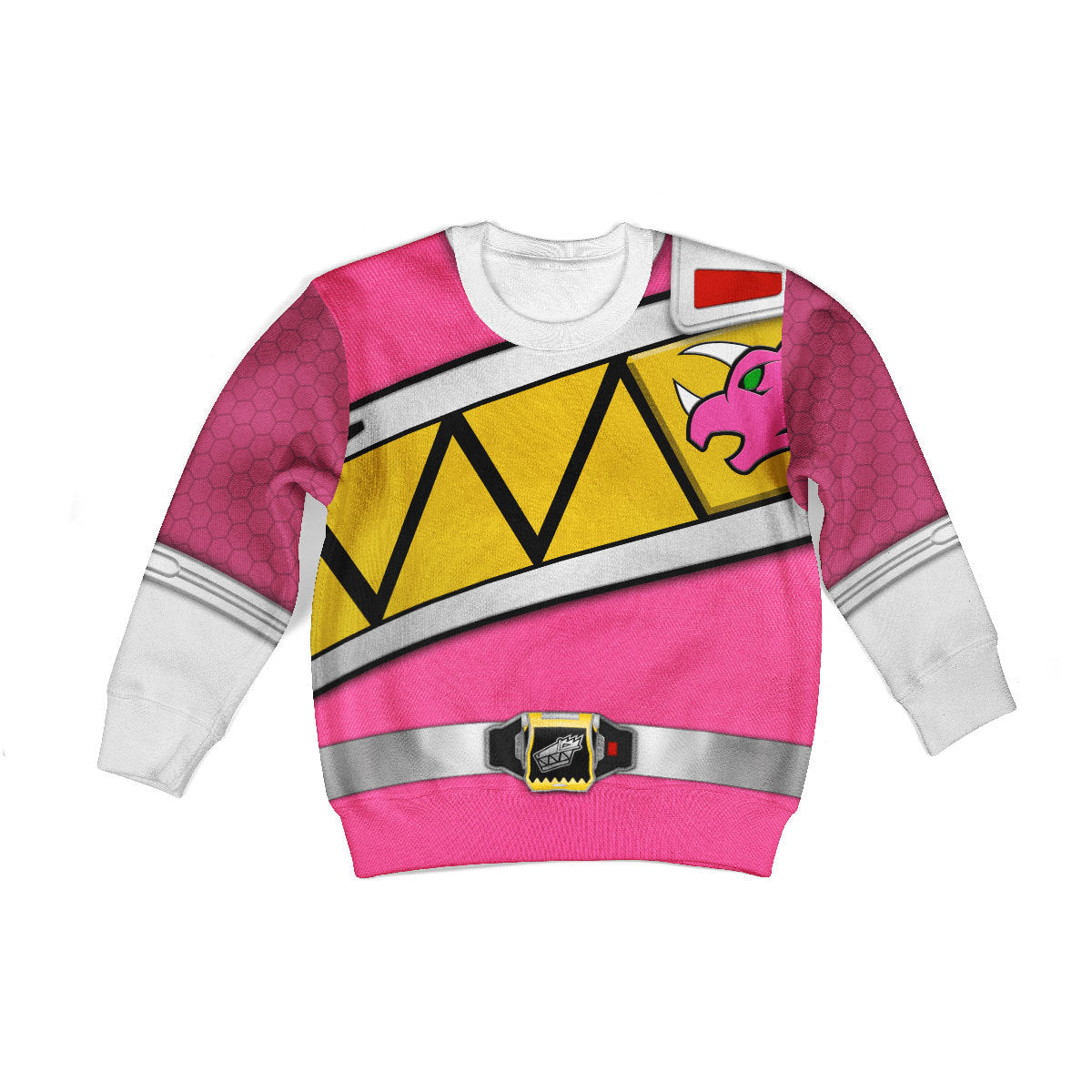Unisex Kid Tops Pink Power Rangers Dino Charge 3D Apparel - Stormmerch Exclusive