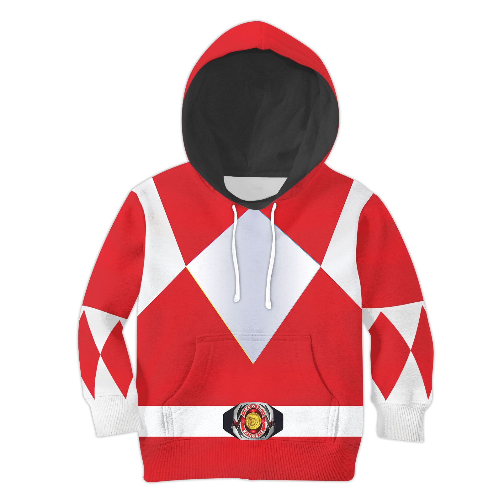Unisex Kid Tops Red Power Ranger 3D Apparel - Stormmerch Exclusive