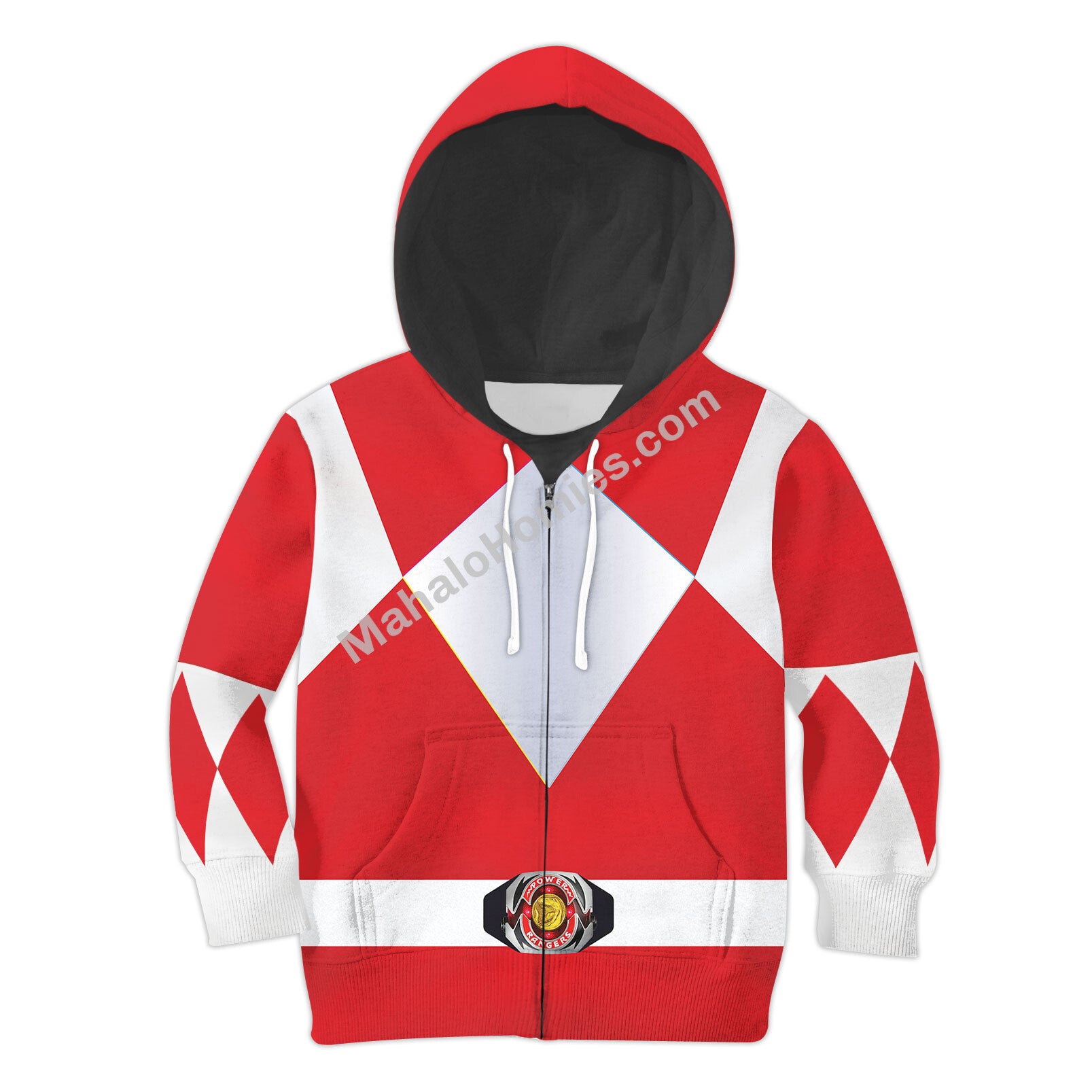 Unisex Kid Tops Red Power Ranger 3D Apparel - Stormmerch Exclusive