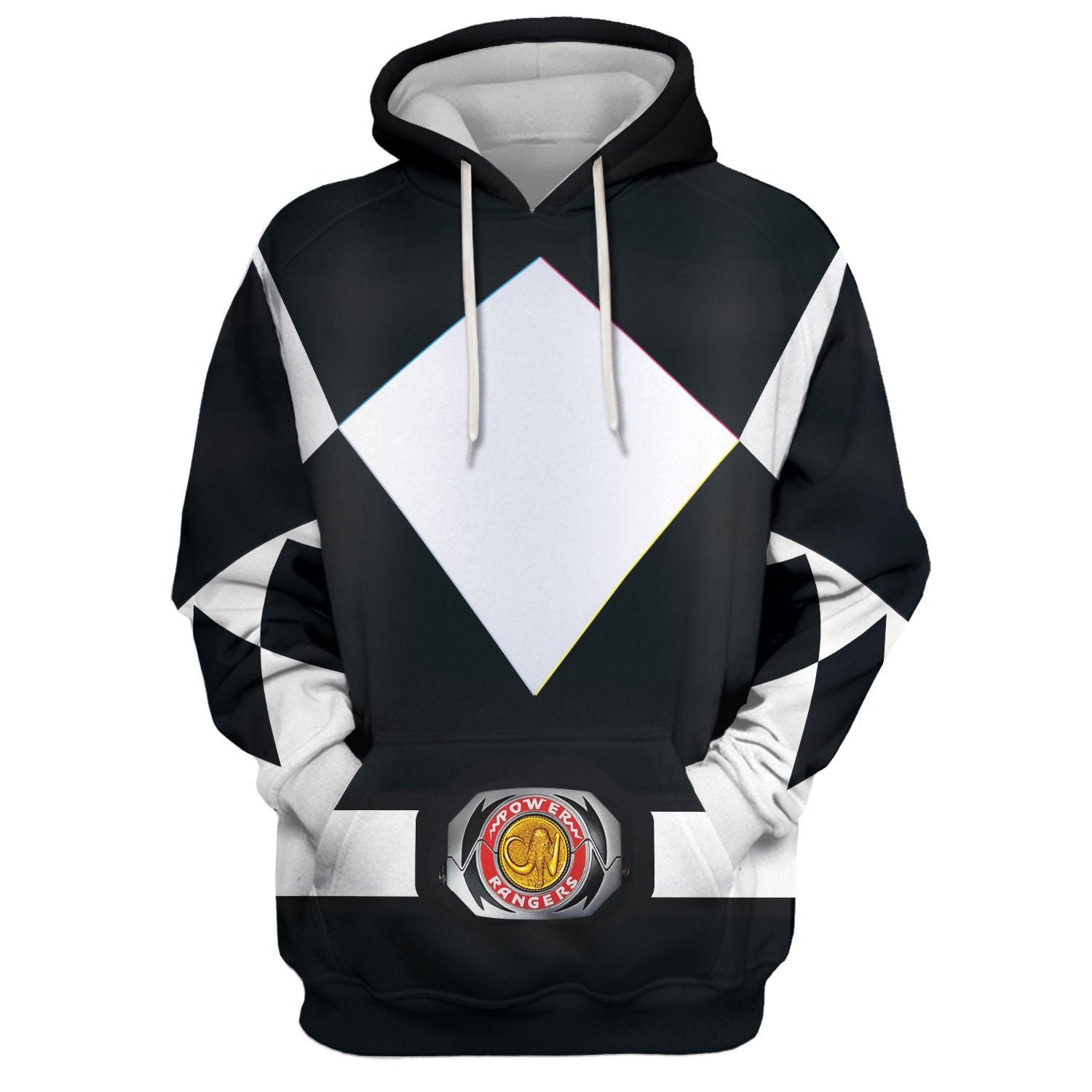 Unisex Tracksuit Hoodies Black Power Ranger 3D Costumes - Stormmerch Exclusive