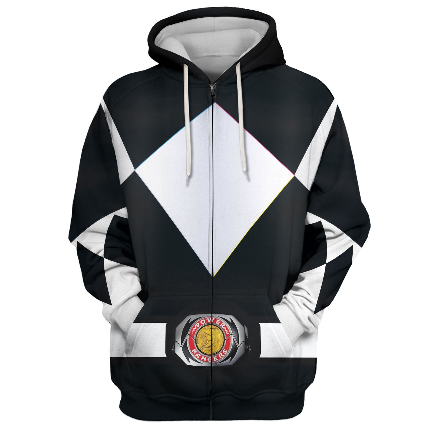 Unisex Tracksuit Hoodies Black Power Ranger 3D Costumes - Stormmerch Exclusive