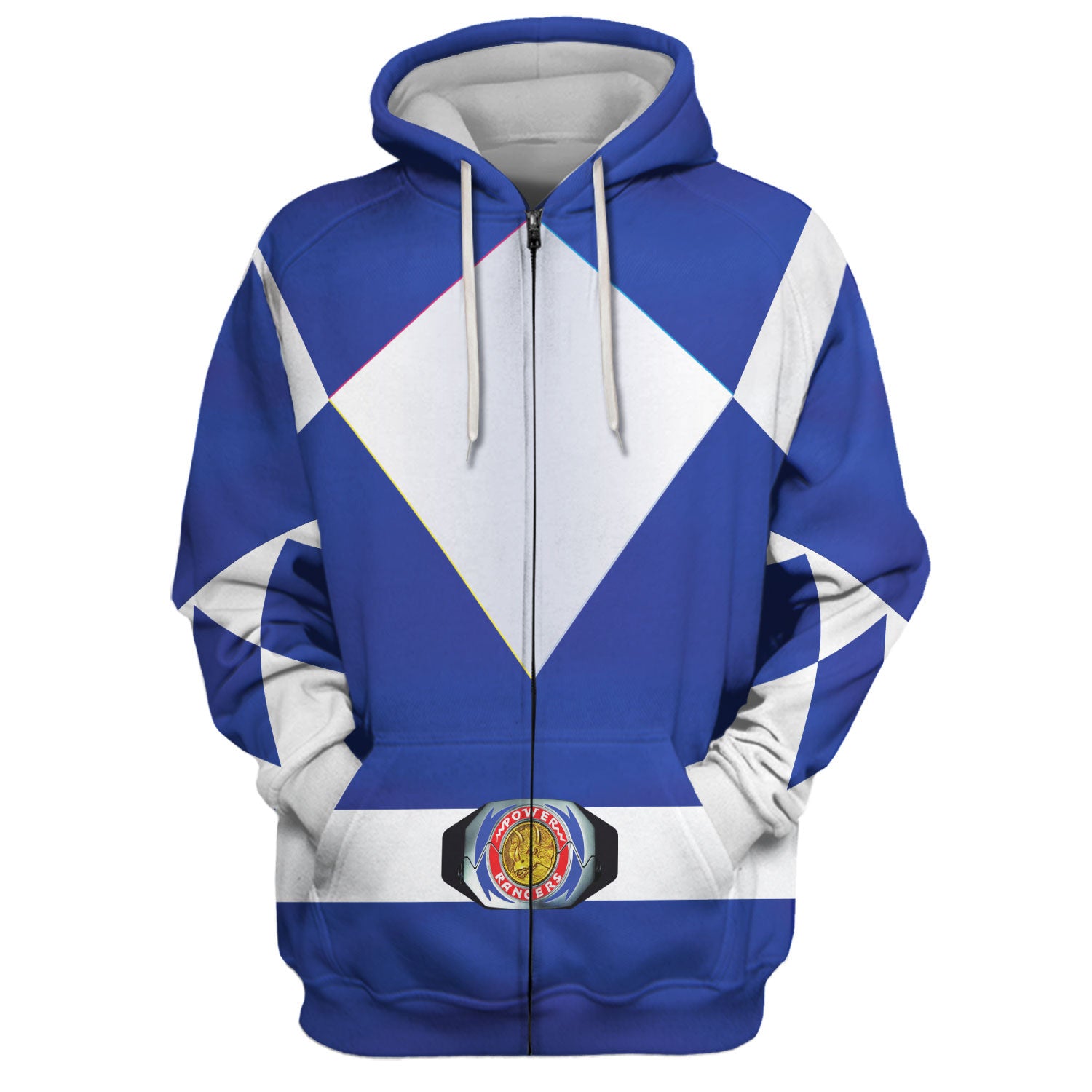 Unisex Tracksuit Hoodies Blue Power Ranger 3D Costumes - Stormmerch Exclusive