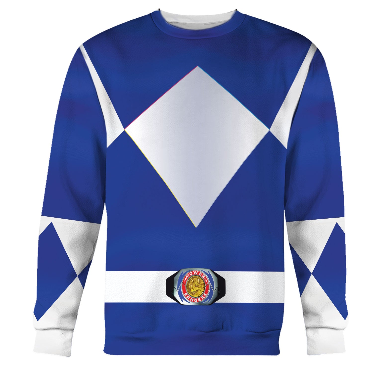 Unisex Tracksuit Hoodies Blue Power Ranger 3D Costumes - Stormmerch Exclusive