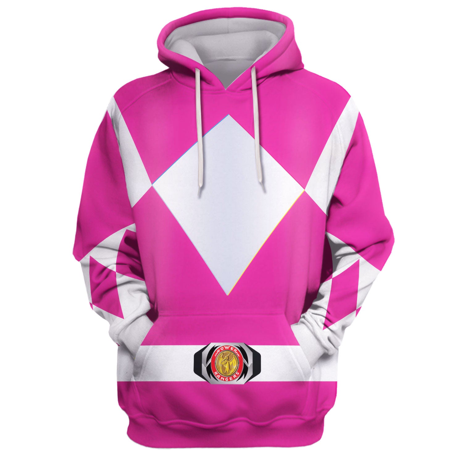 Unisex Tracksuit Hoodies Pink Power Ranger 3D Costumes - Stormmerch Exclusive