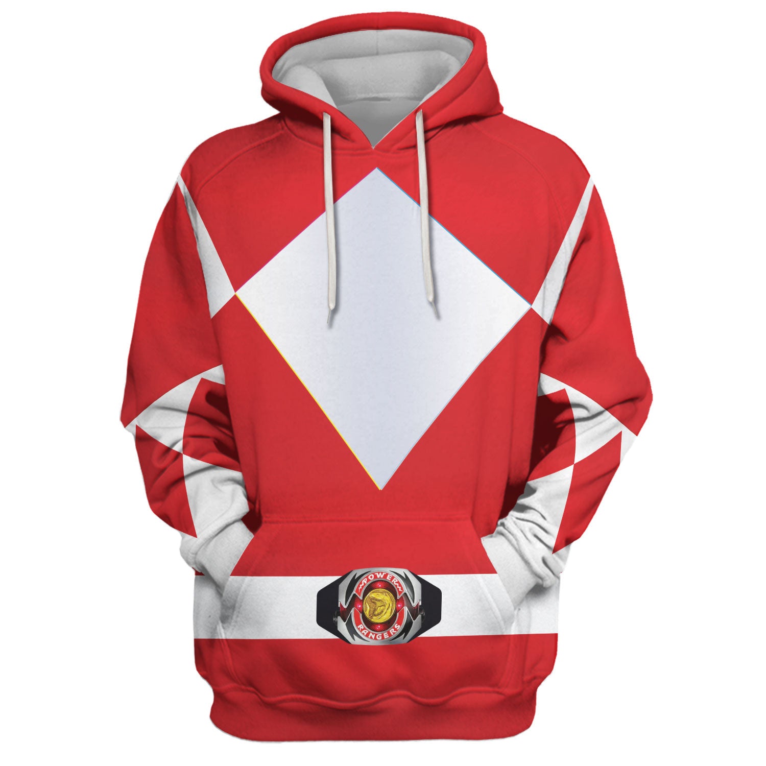 Unisex Tracksuit Hoodies Red Power Ranger 3D Costumes - Stormmerch Exclusive