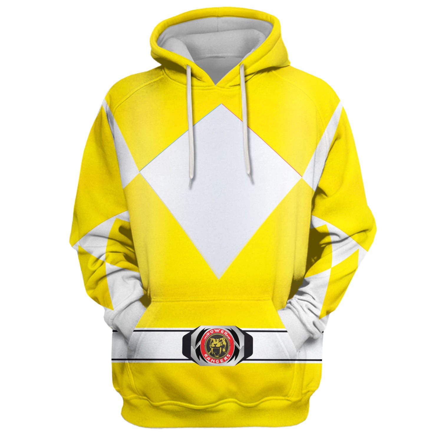 Unisex Tracksuit Hoodies Yellow Power Ranger 3D Costumes - Stormmerch Exclusive