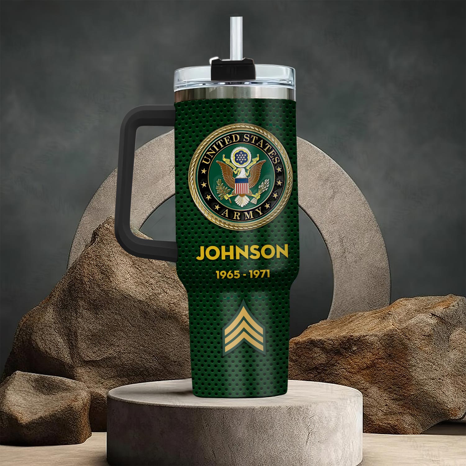 United States Army Custom Stanley Cup 40 oz 30 oz Tumbler With Handle