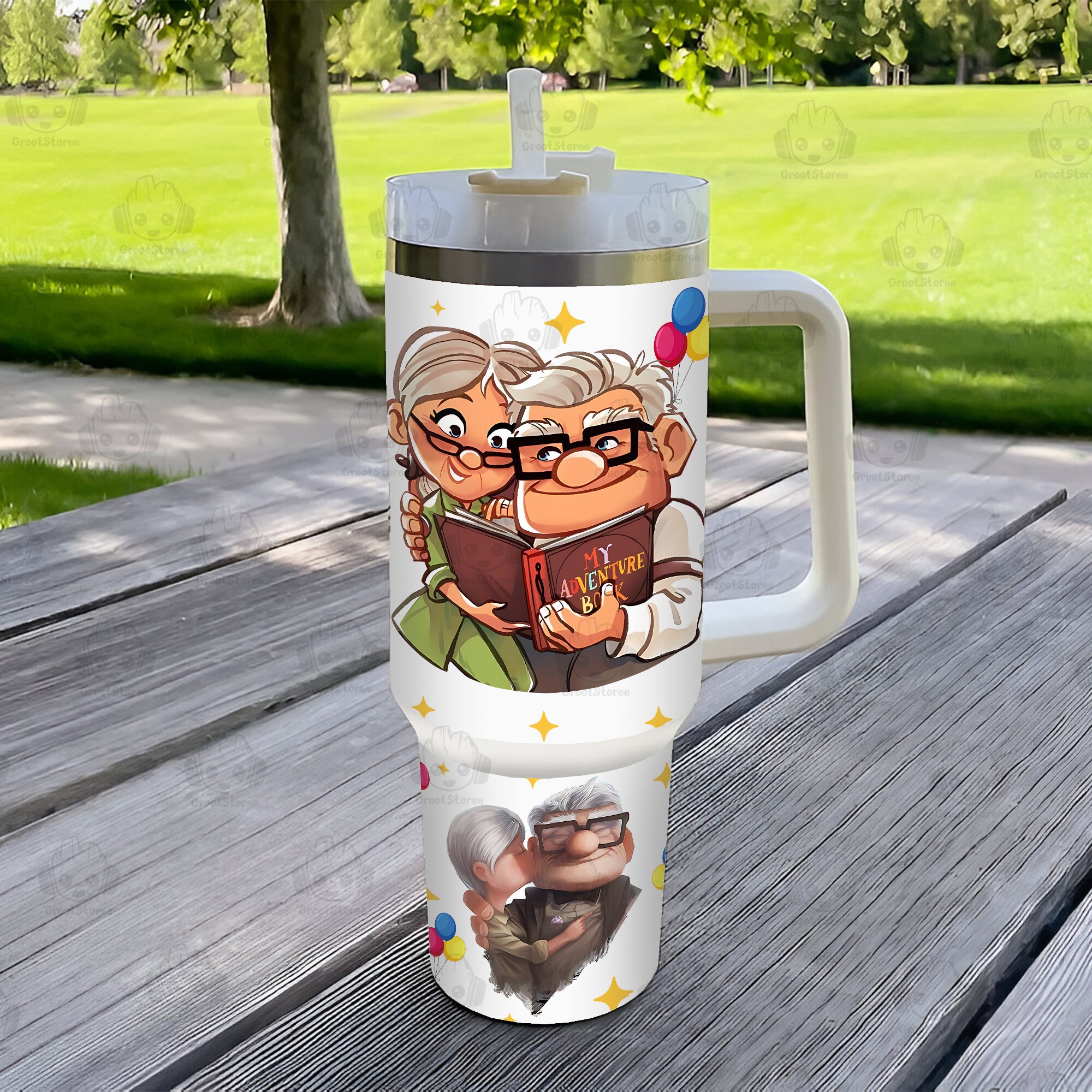 Up Disney Movies Custom Stanley Cup 40 oz 30 oz Tumbler With Handle