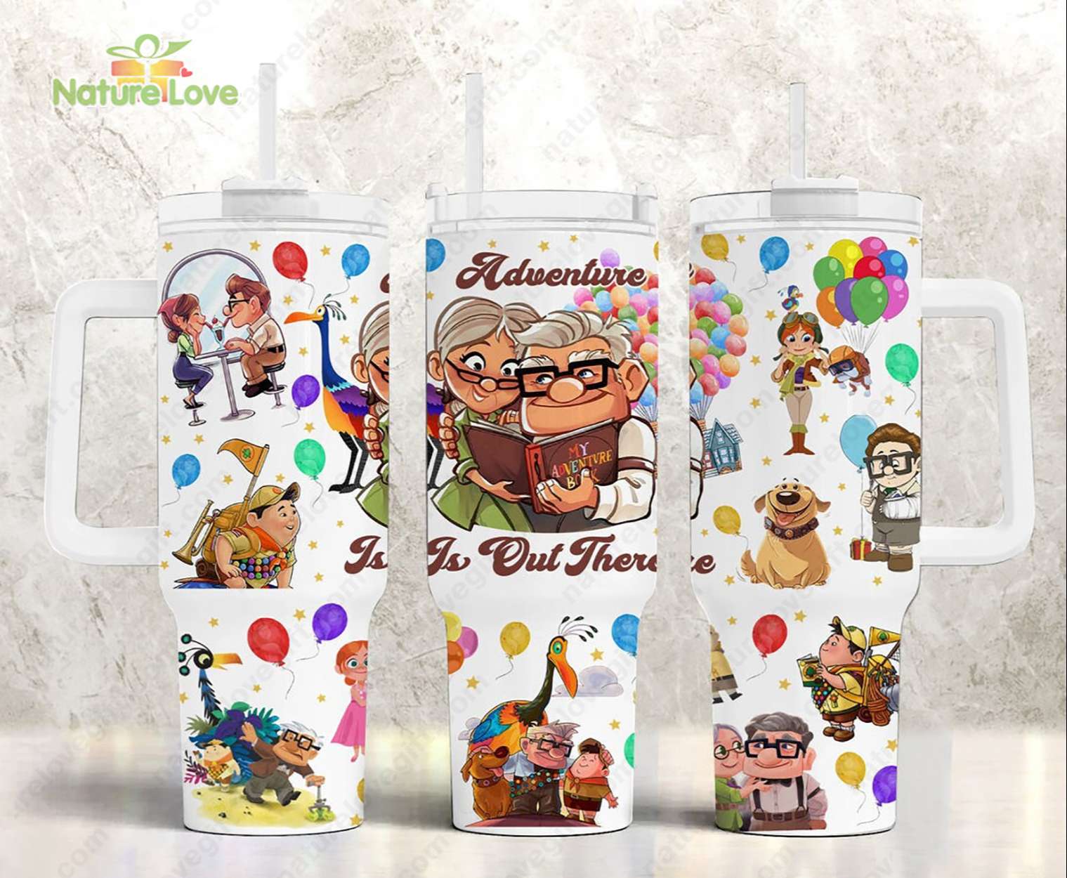 Up Disney Movies Custom Stanley Cup 40 oz 30 oz Tumbler With Handle