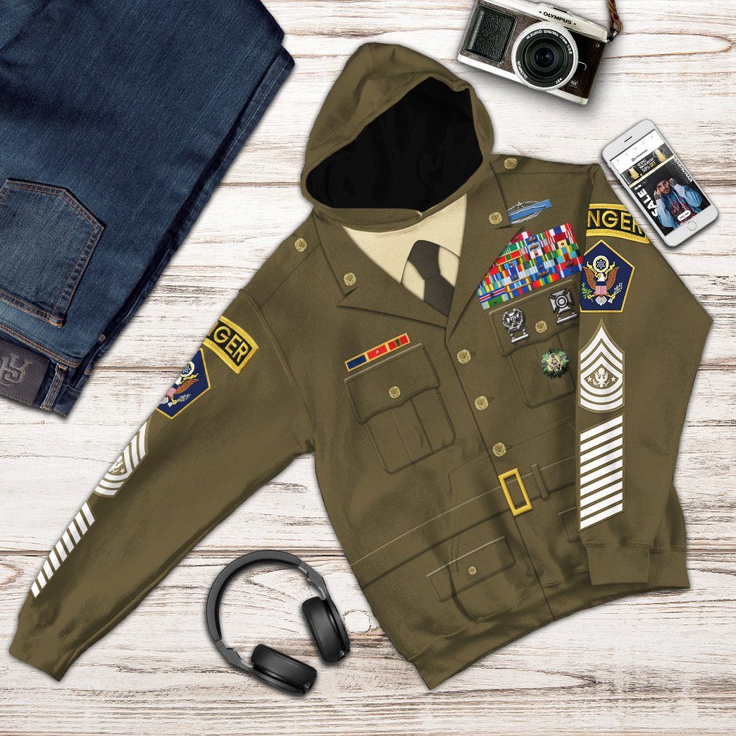 US Green Army Costume Hoodie Sweatshirt T-Shirt Sweatpants Tracksuit - Stormmerch Exclusive
