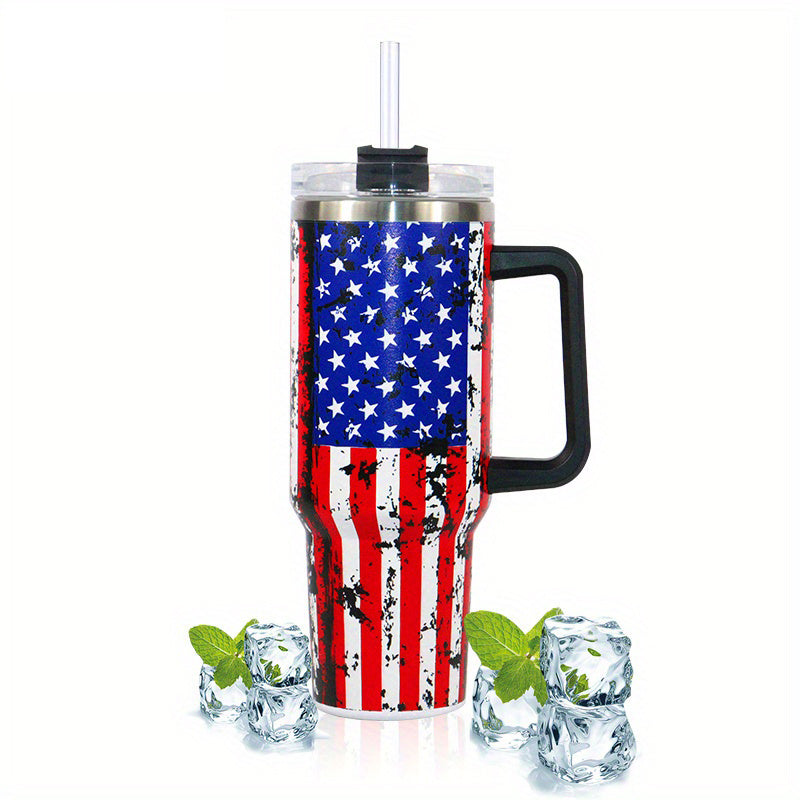 USA Flag Custom Stanley Cup 40 oz 30 oz Tumbler With Handle