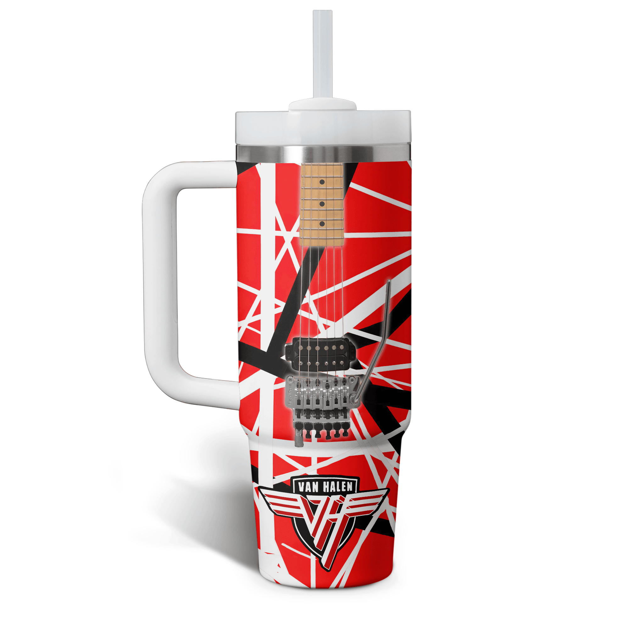 Van Halen Music Custom Stanley Cup 40 oz 30 oz Tumbler With Handle