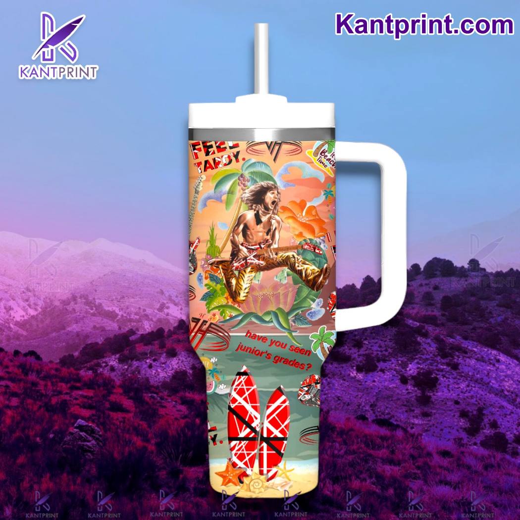 Van Halen Music Custom Stanley Cup 40 oz 30 oz Tumbler With Handle