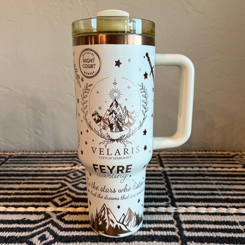 Velaris City Of Starlight Movies Custom Stanley Cup 40 oz 30 oz Tumbler With Handle