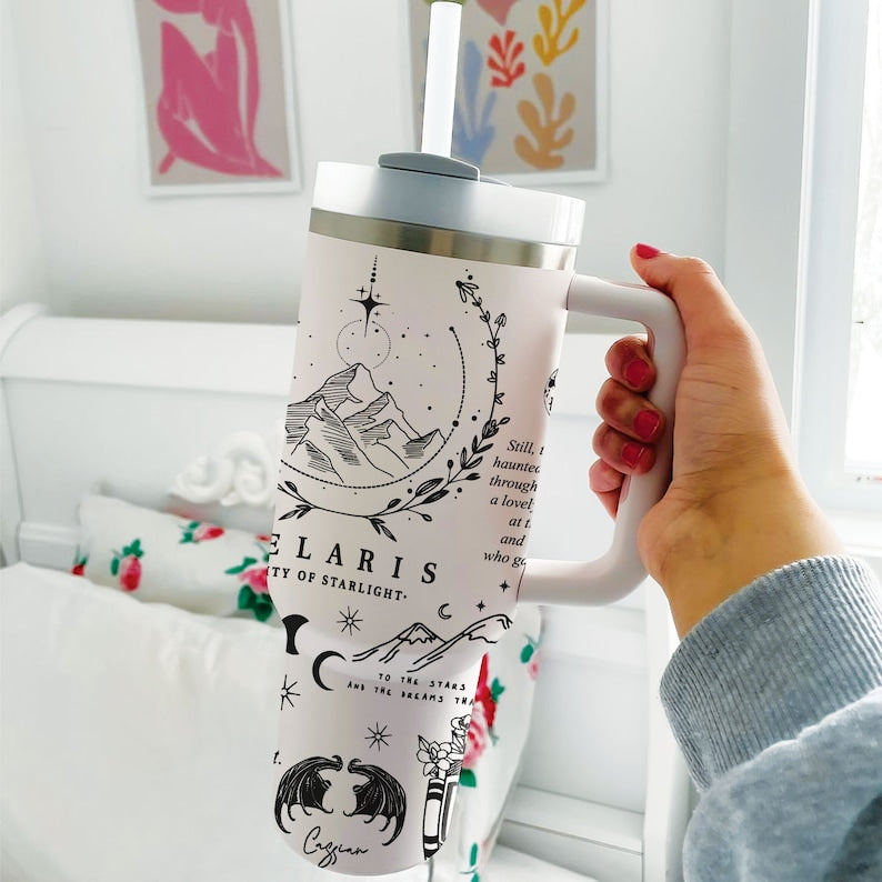 Velaris City Of Starlight Movies Custom Stanley Cup 40 oz 30 oz Tumbler With Handle