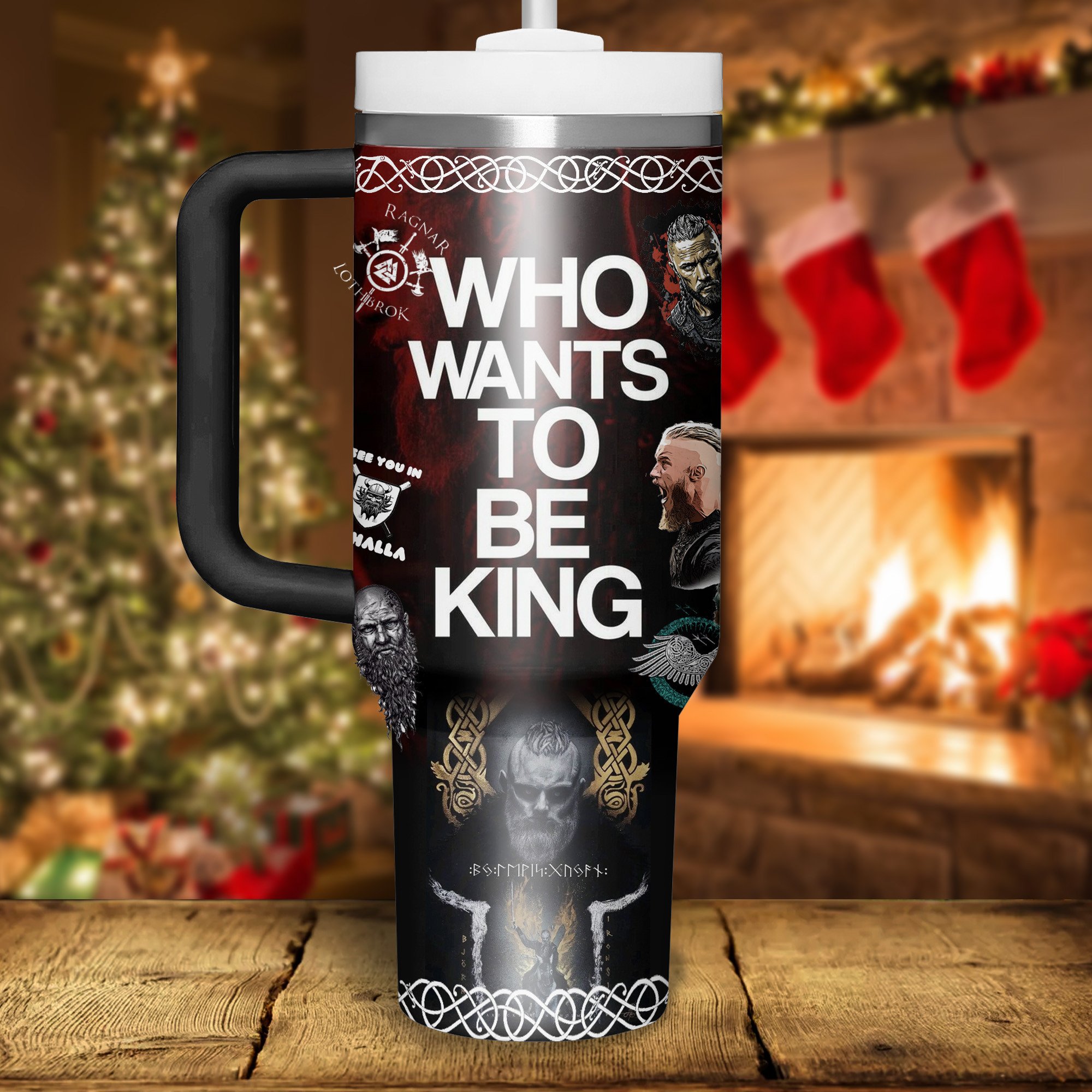 Vikings TV Series Custom Stanley Cup 40 oz 30 oz Tumbler With Handle