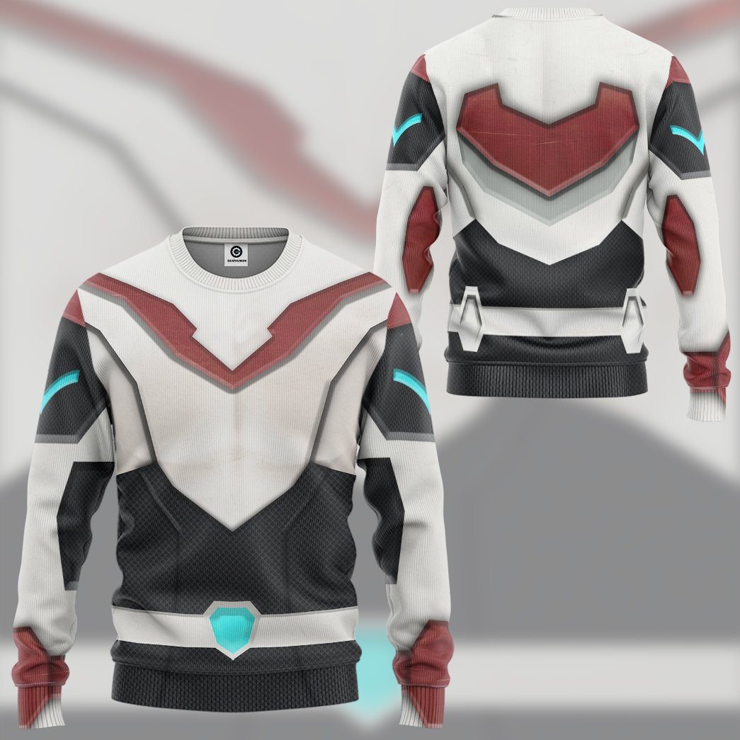 Voltron Legendary Defender Keith Kogane Armor Costume Hoodie Sweatshirt T-Shirt Sweatpants Tracksuit - Stormmerch Exclusive