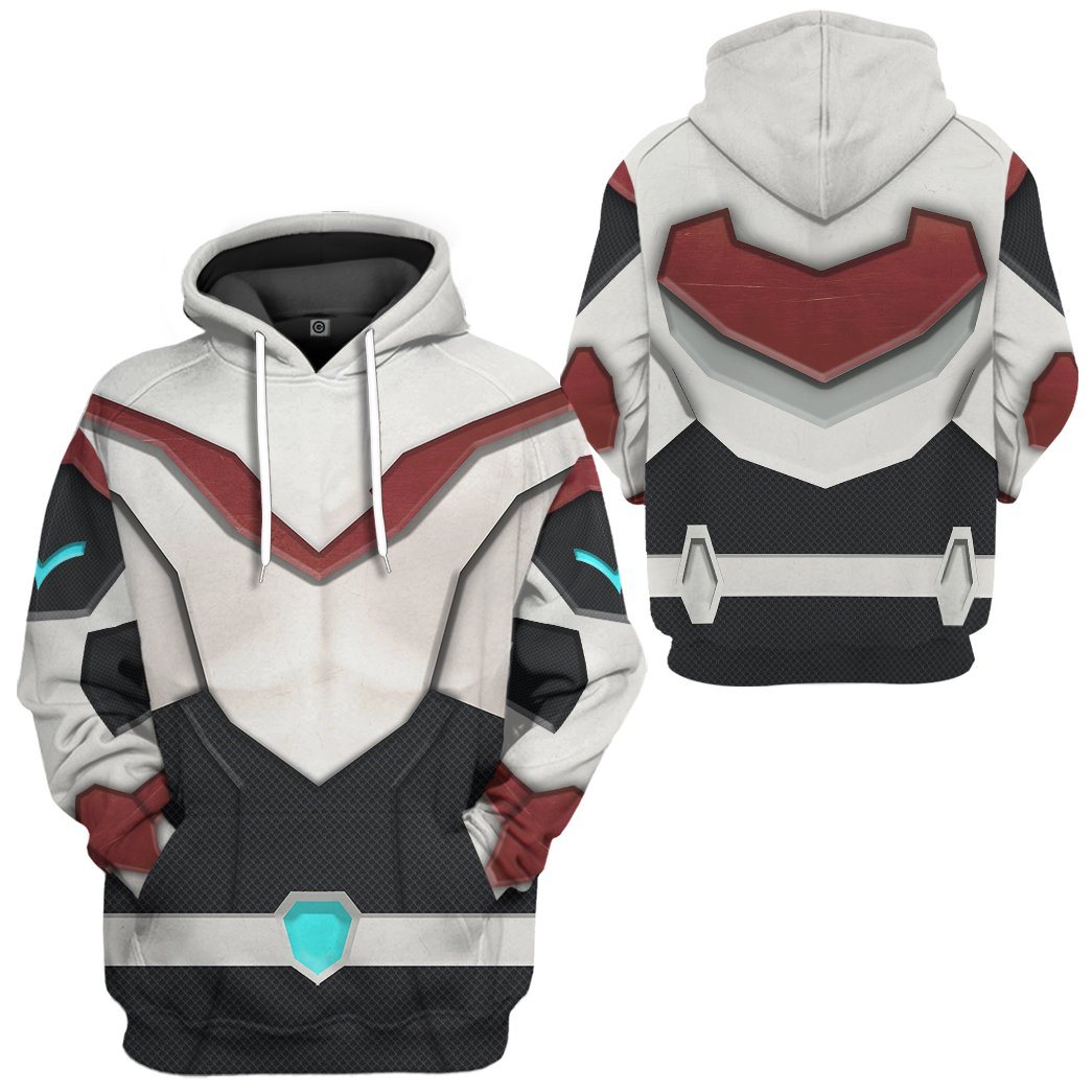 Voltron Legendary Defender Keith Kogane Armor Costume Hoodie Sweatshirt T-Shirt Sweatpants Tracksuit - Stormmerch Exclusive