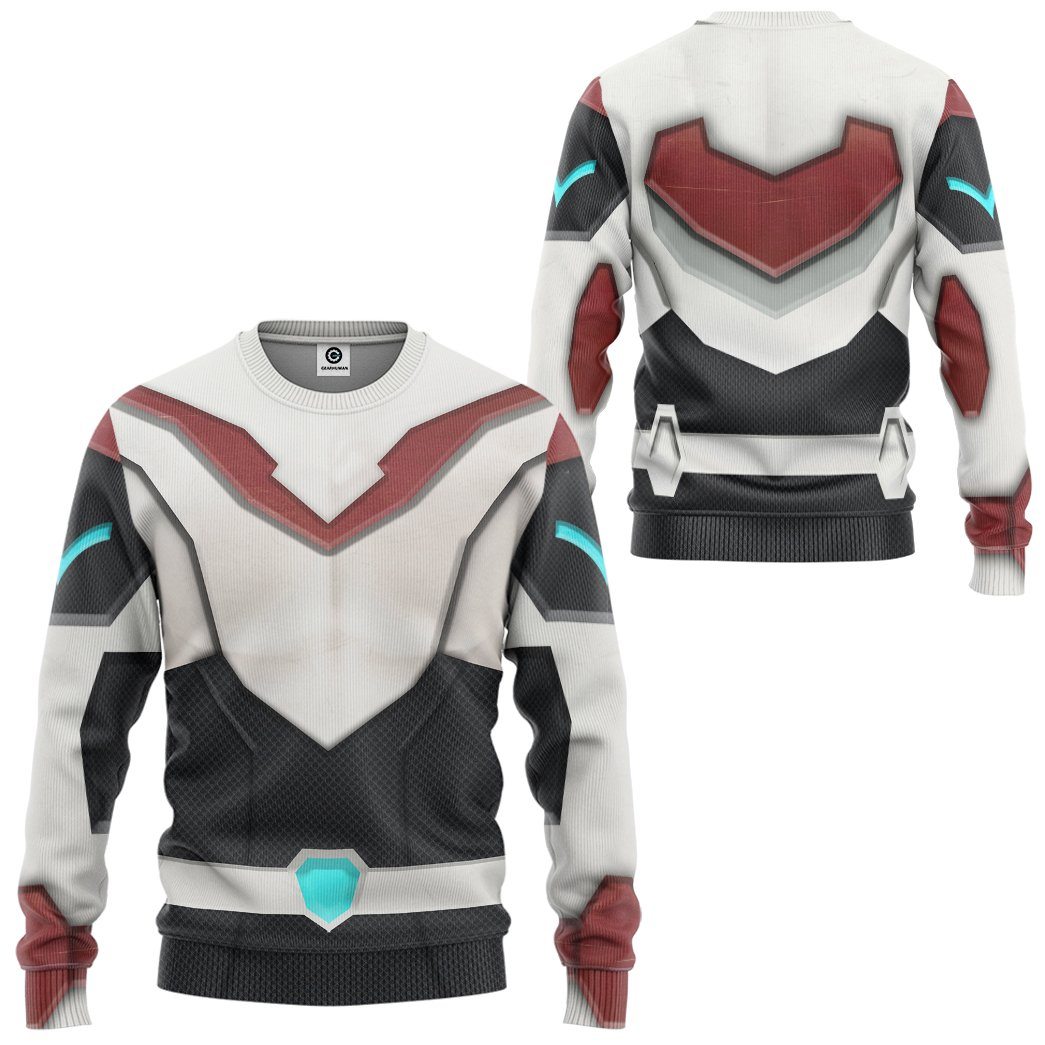 Voltron Legendary Defender Keith Kogane Armor Costume Hoodie Sweatshirt T-Shirt Sweatpants Tracksuit - Stormmerch Exclusive