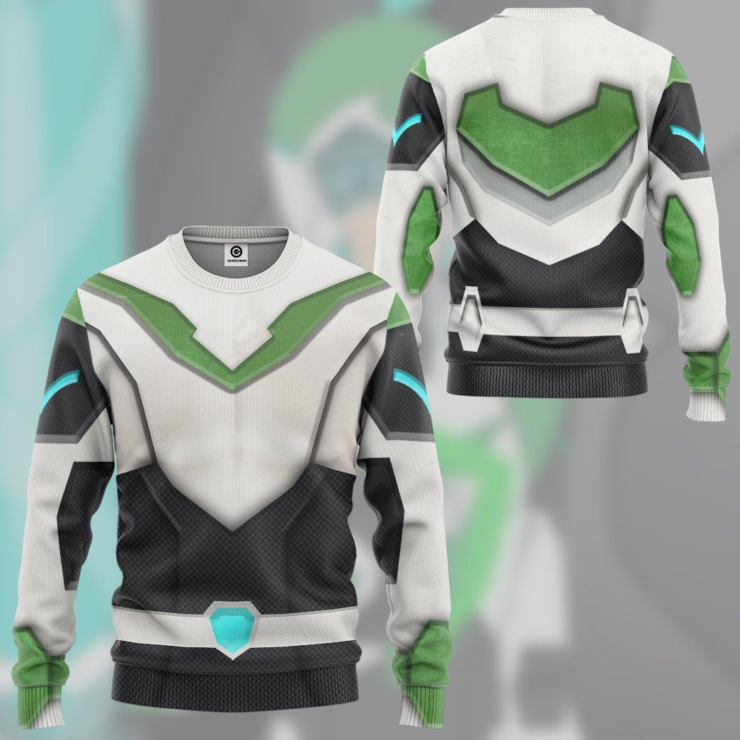 Voltron Legendary Defender Pidge Armor Costume Hoodie Sweatshirt T-Shirt Sweatpants Tracksuit - Stormmerch Exclusive