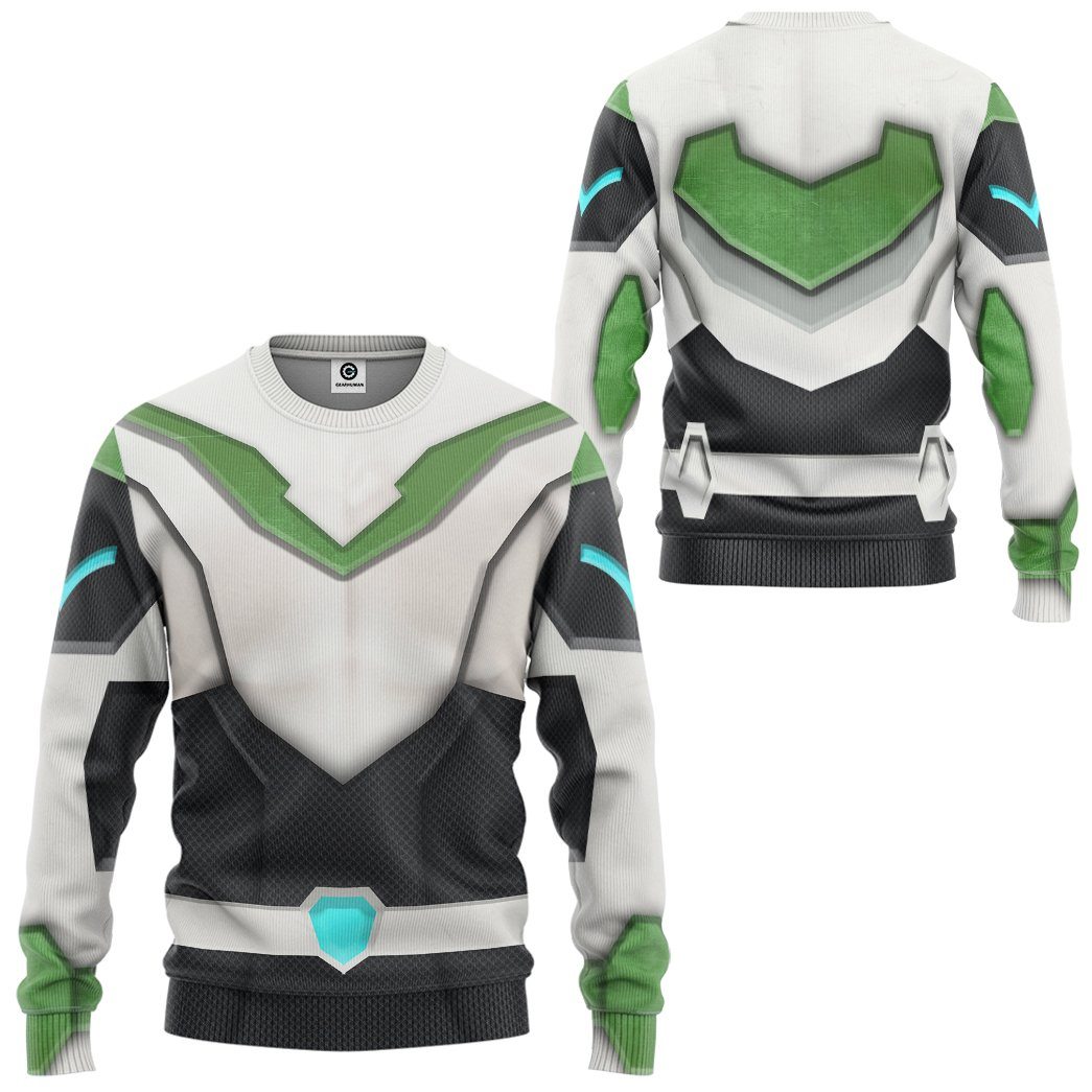 Voltron Legendary Defender Pidge Armor Costume Hoodie Sweatshirt T-Shirt Sweatpants Tracksuit - Stormmerch Exclusive