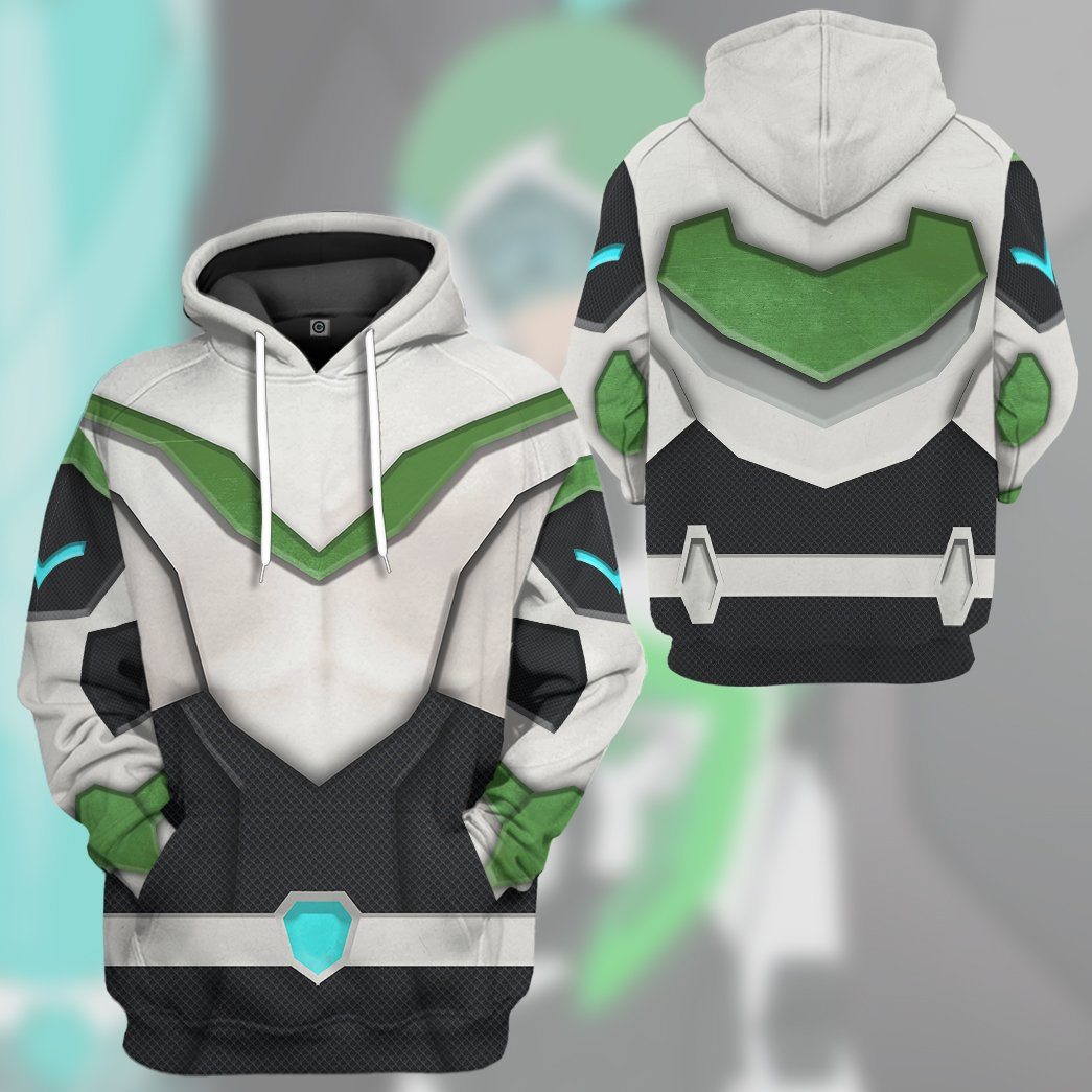 Voltron Legendary Defender Pidge Armor Costume Hoodie Sweatshirt T-Shirt Sweatpants Tracksuit - Stormmerch Exclusive
