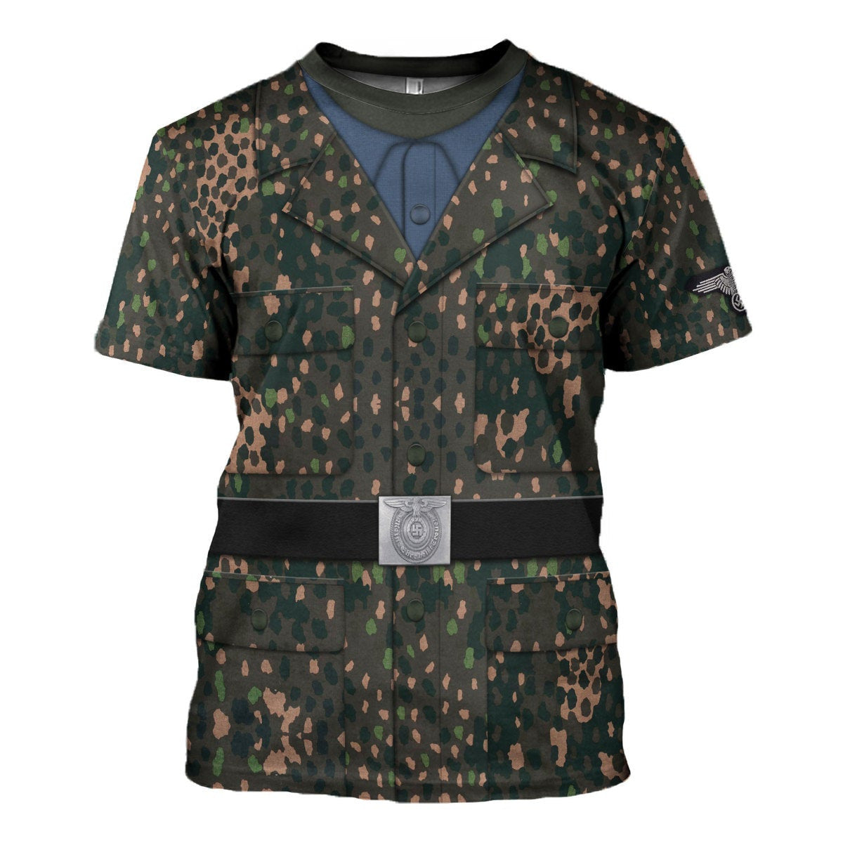 Waffen SS Herringbone Twill (HBT) M44 Pea Dot Pattern (Erbsenmuster) Costume Hoodie Sweatshirt T-Shirt Sweatpants Tracksuit - Stormmerch Exclusive