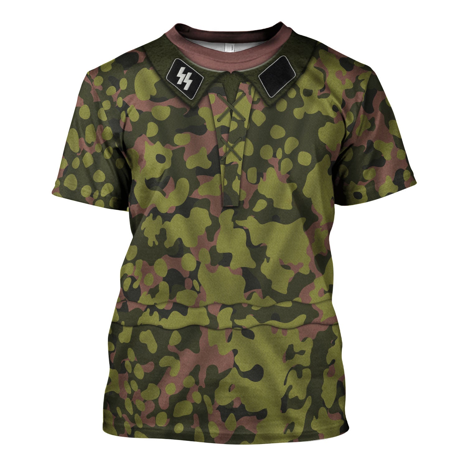 Waffen SS Type II M42 Oakleaf A Smock Dark Variant Costume Hoodie Sweatshirt T-Shirt Sweatpants Tracksuit - Stormmerch Exclusive