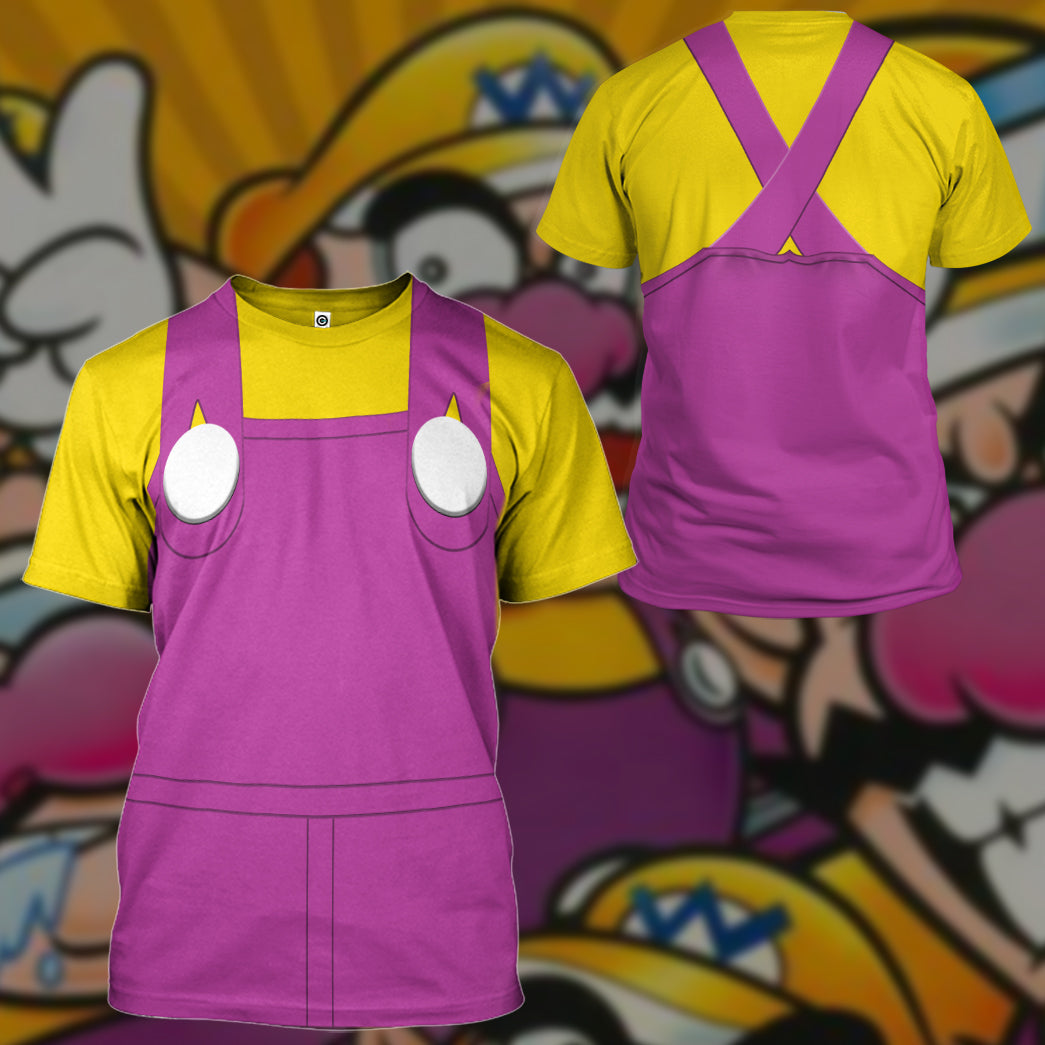 Wario Costume Hoodie Sweatshirt T-Shirt Sweatpants Tracksuit - Stormmerch Exclusive