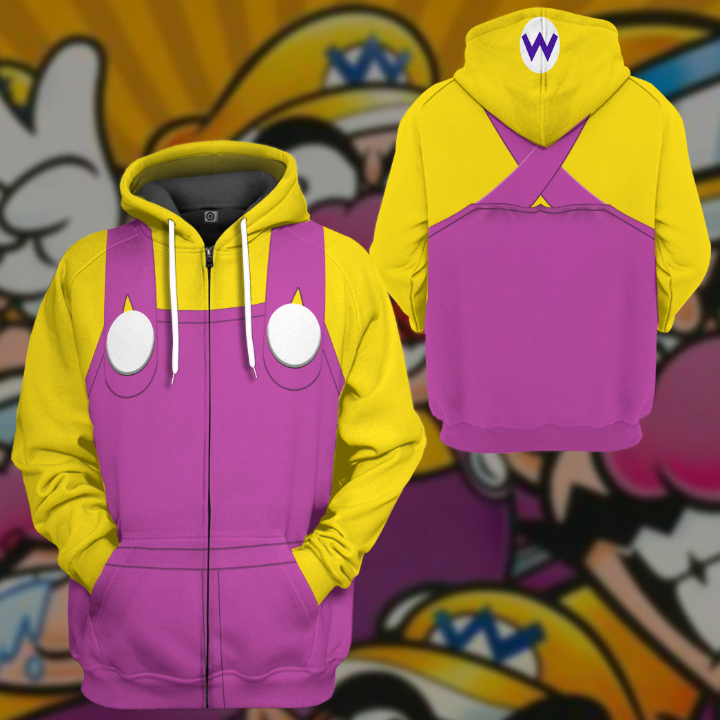 Wario Costume Hoodie Sweatshirt T-Shirt Sweatpants Tracksuit - Stormmerch Exclusive