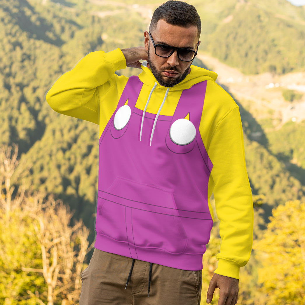 Wario Costume Hoodie Sweatshirt T-Shirt Sweatpants Tracksuit - Stormmerch Exclusive