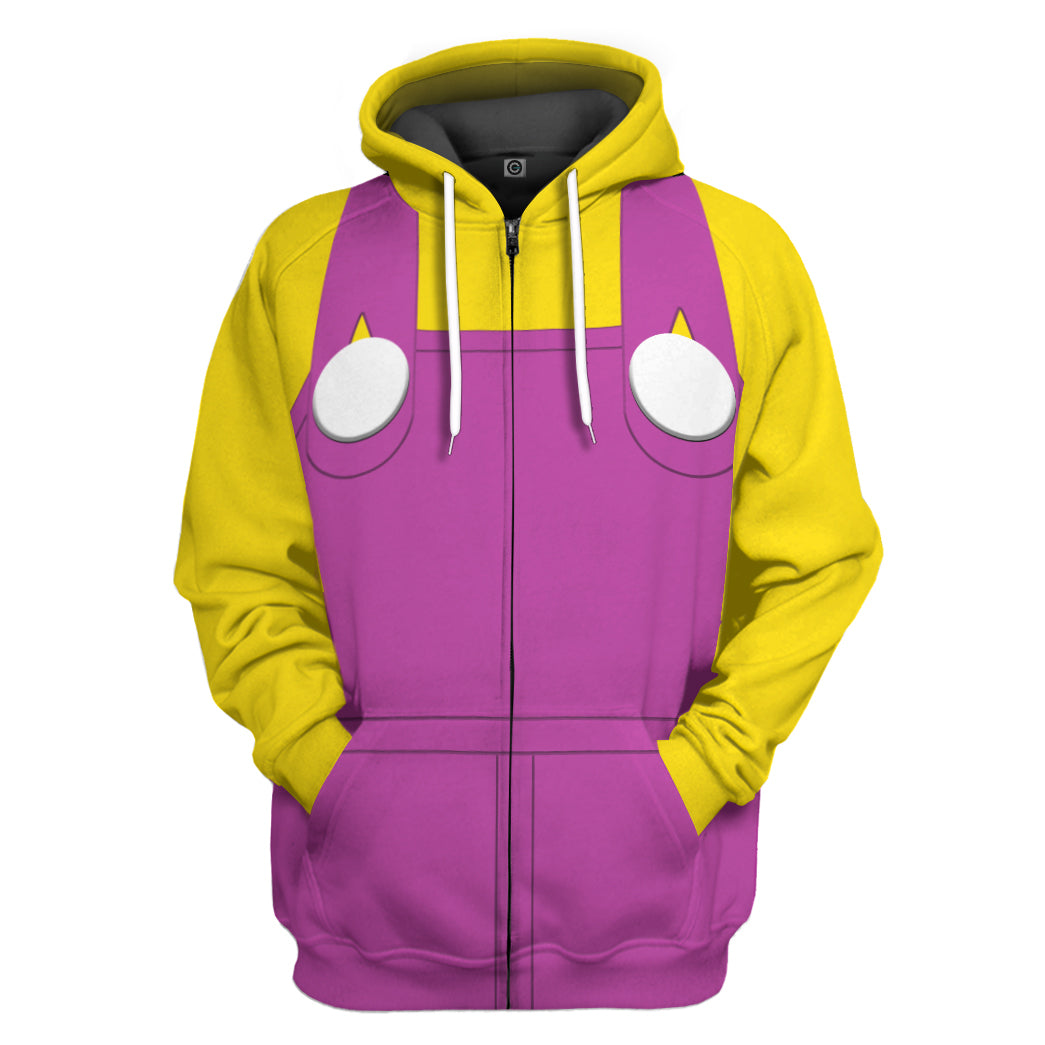 Wario Costume Hoodie Sweatshirt T-Shirt Sweatpants Tracksuit - Stormmerch Exclusive
