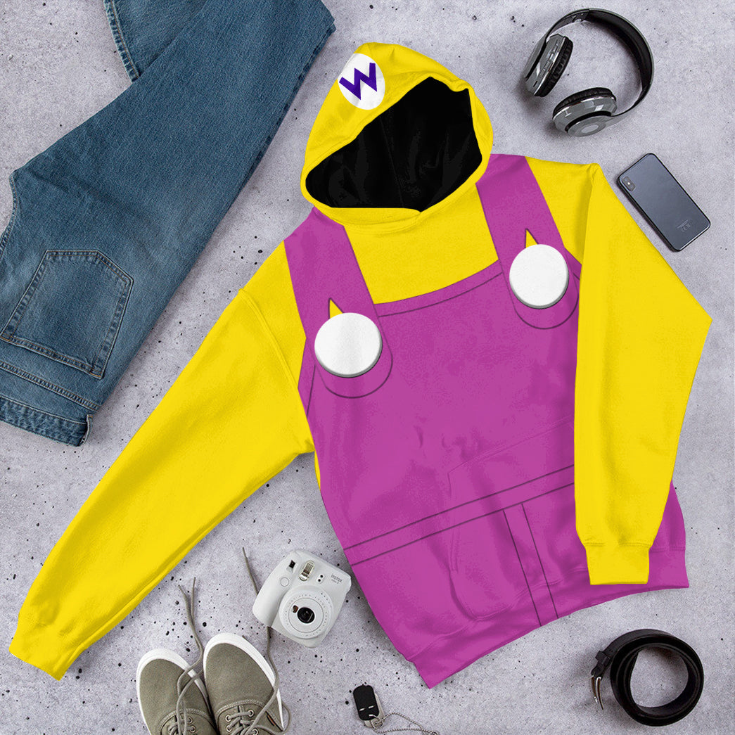 Wario Costume Hoodie Sweatshirt T-Shirt Sweatpants Tracksuit - Stormmerch Exclusive