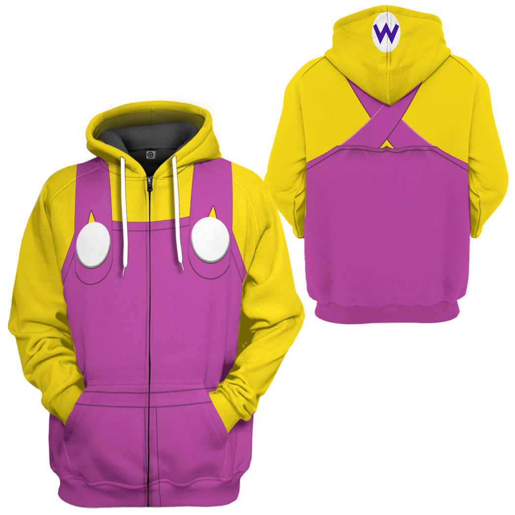 Wario Costume Hoodie Sweatshirt T-Shirt Sweatpants Tracksuit - Stormmerch Exclusive