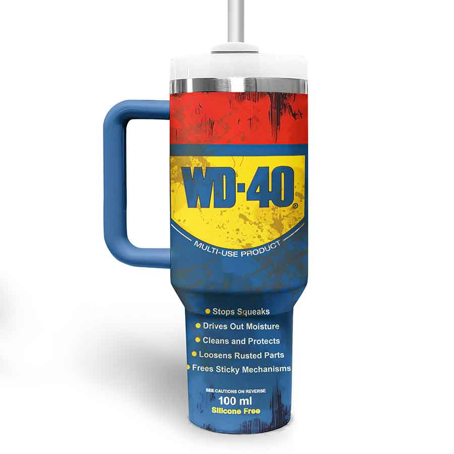 WD-40 Custom Stanley Cup 40 oz 30 oz Tumbler With Handle