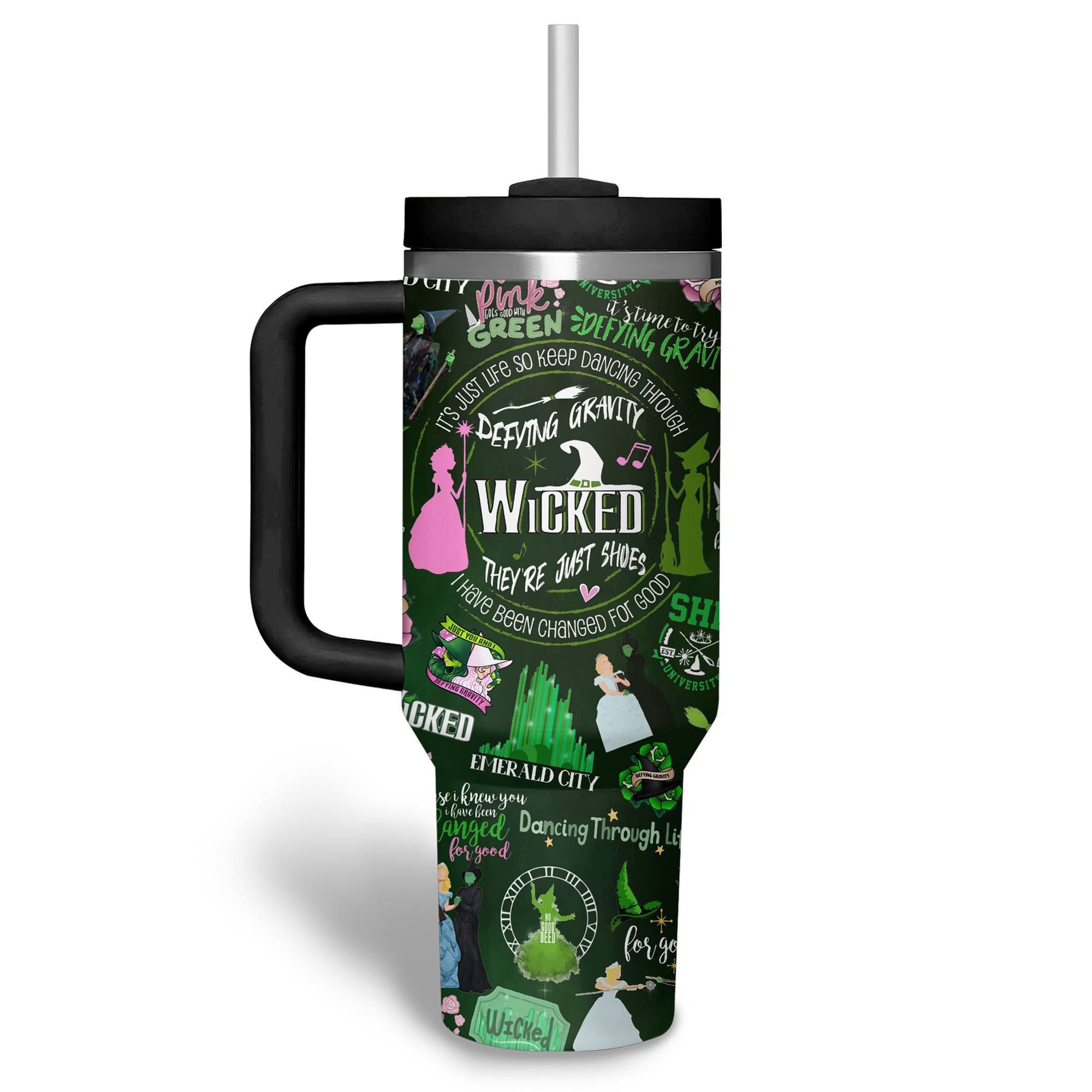 Wicked Music Custom Stanley Cup 40 oz 30 oz Tumbler With Handle