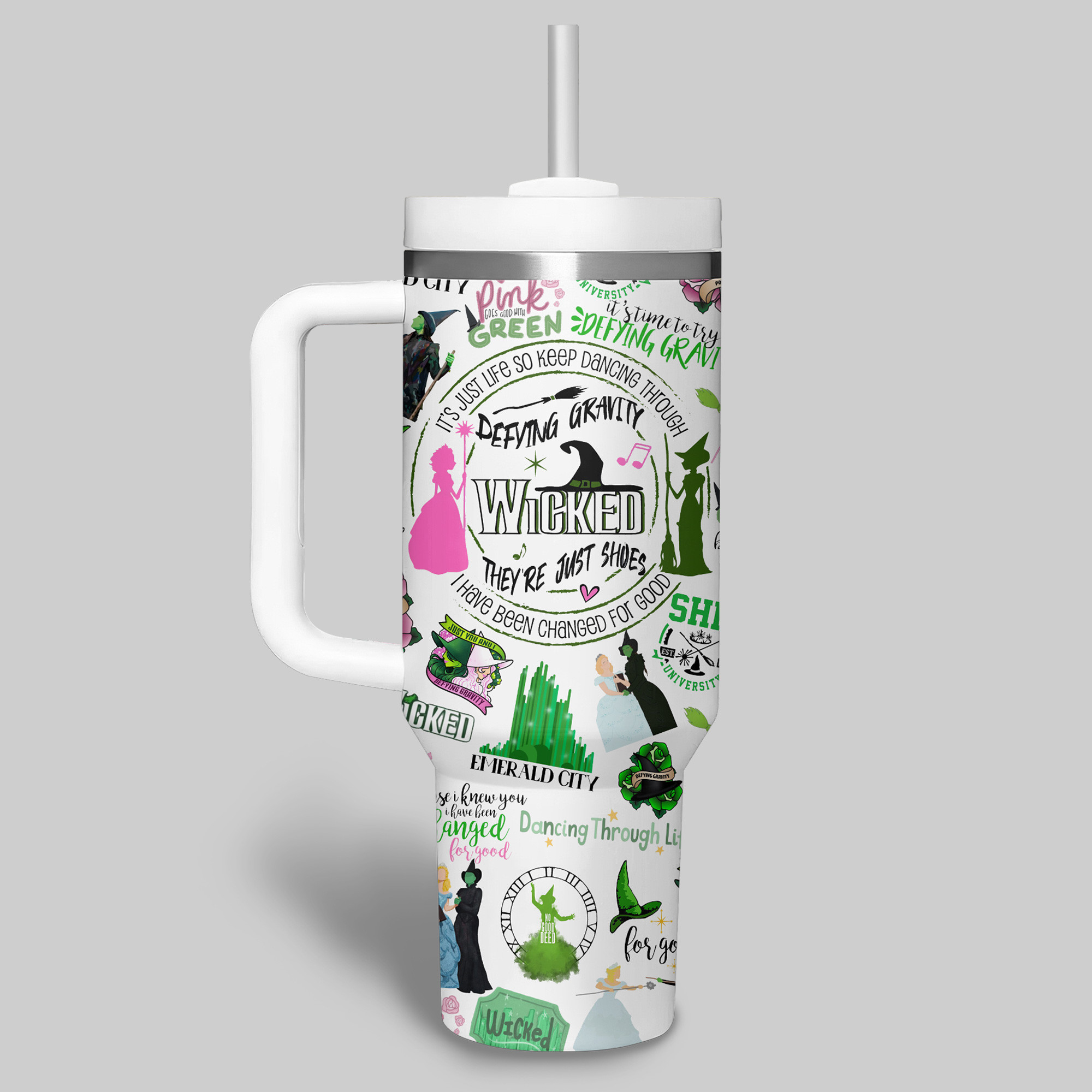 Wicked Music Custom Stanley Cup 40 oz 30 oz Tumbler With Handle
