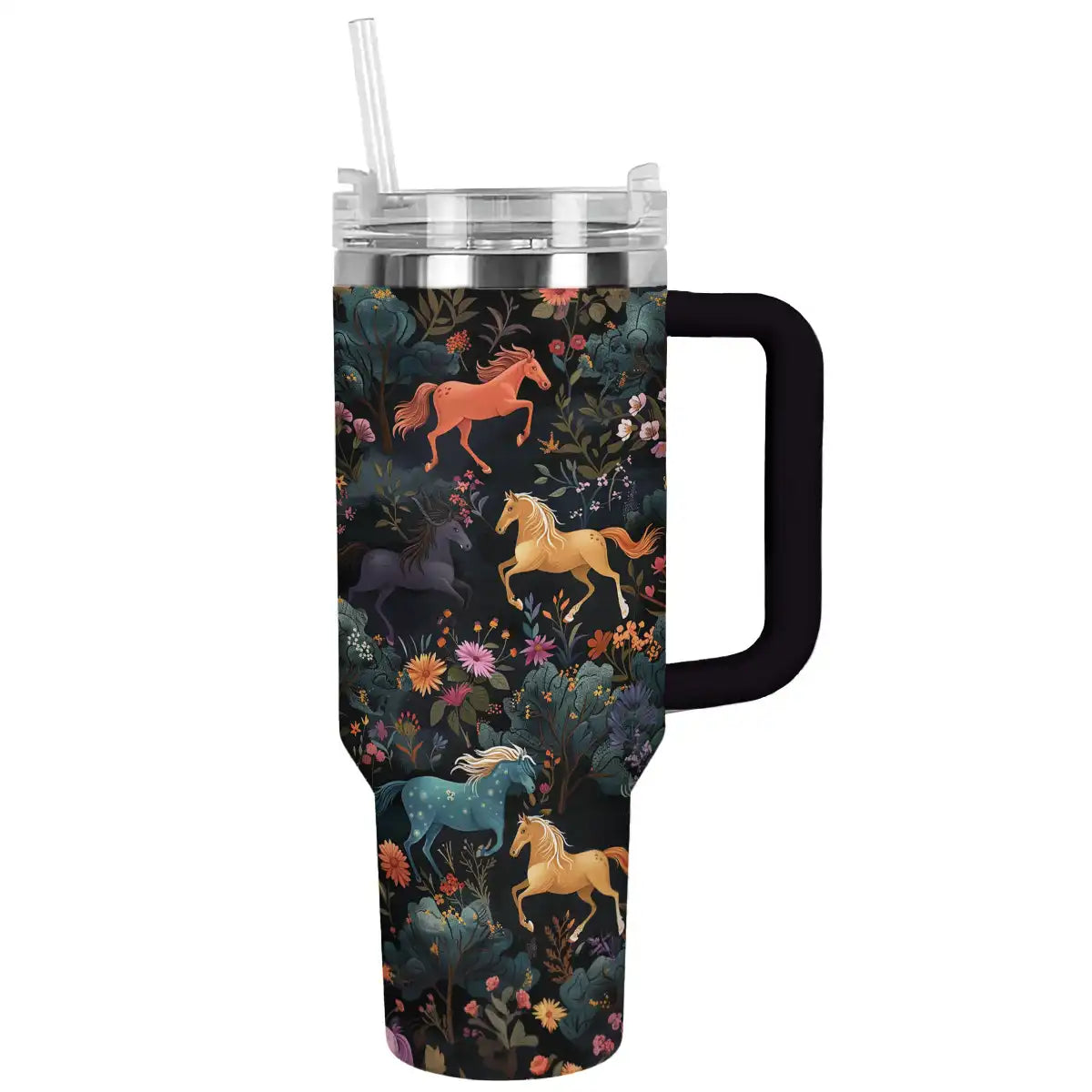 Wild Beauty Of Horse Custom Stanley Cup 40 oz 30 oz Tumbler With Handle