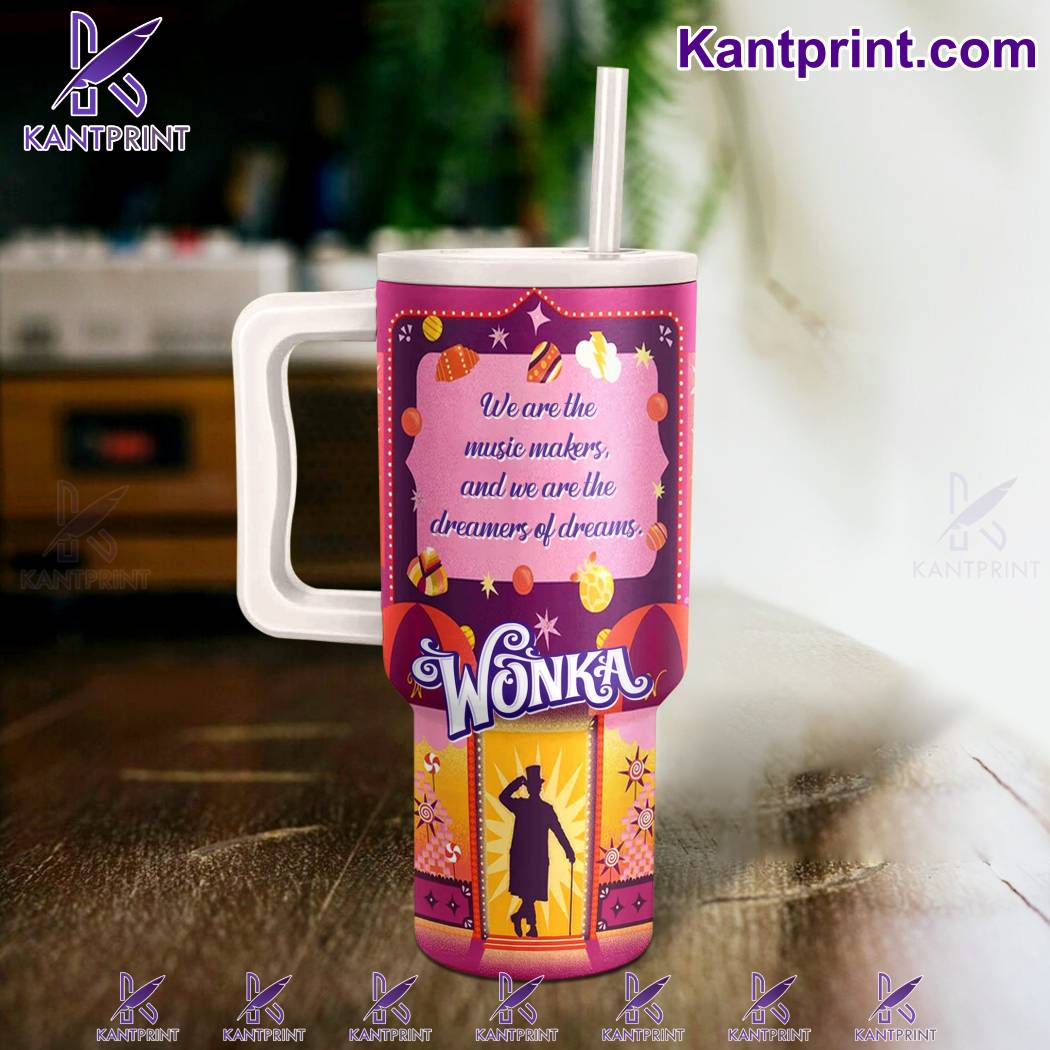 Willy Wonka Music Custom Stanley Cup 40 oz 30 oz Tumbler With Handle