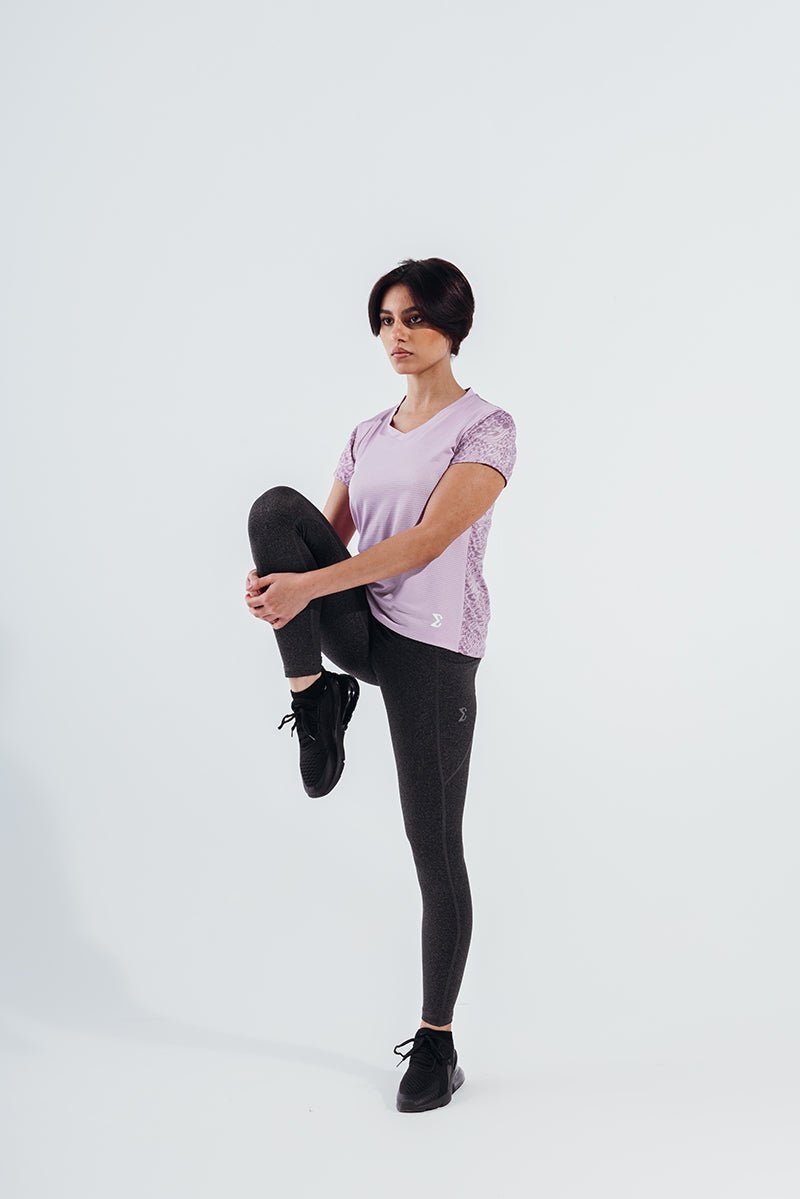 Winsome Orchid Grace Gym Sport Workout Short Sleeve T-Shirt