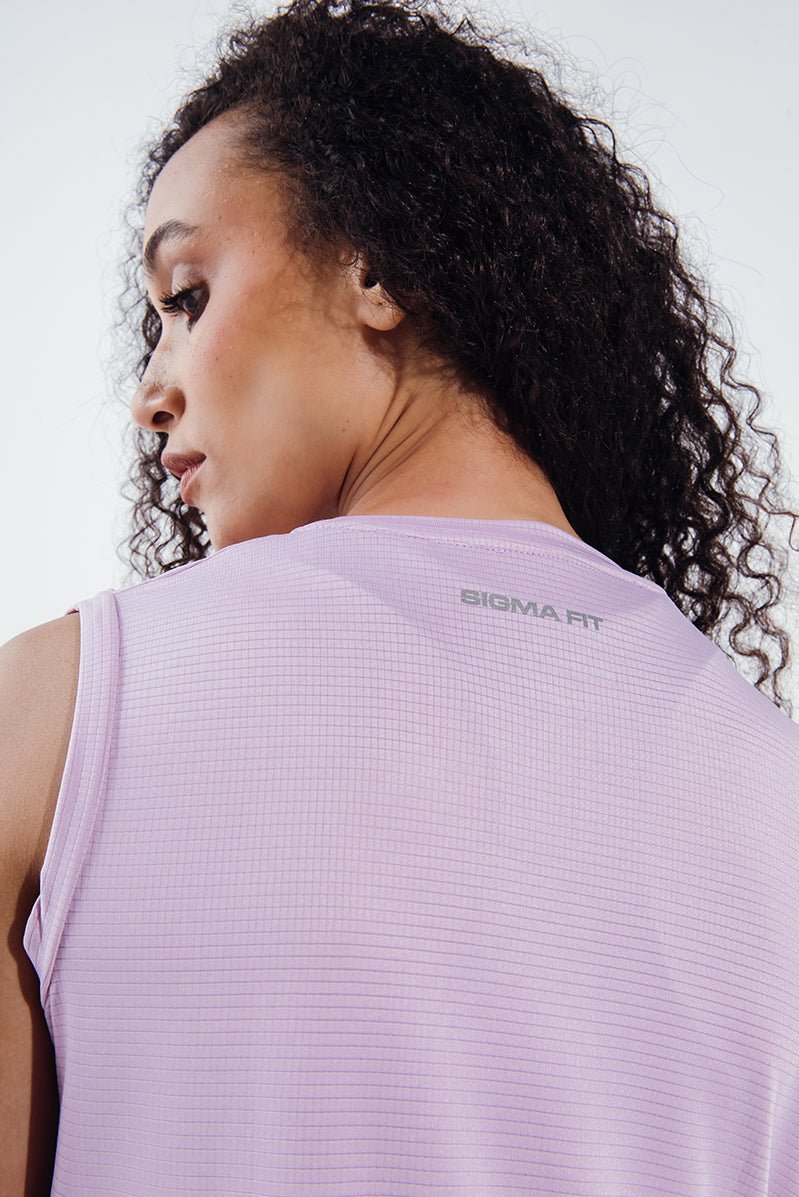 Winsome Orchid Shooting Star Gym Sport Workout Tank Top