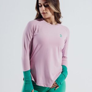 Winsome Orchid Smoky Gym Sport Workout Long Sleeve T-Shirt