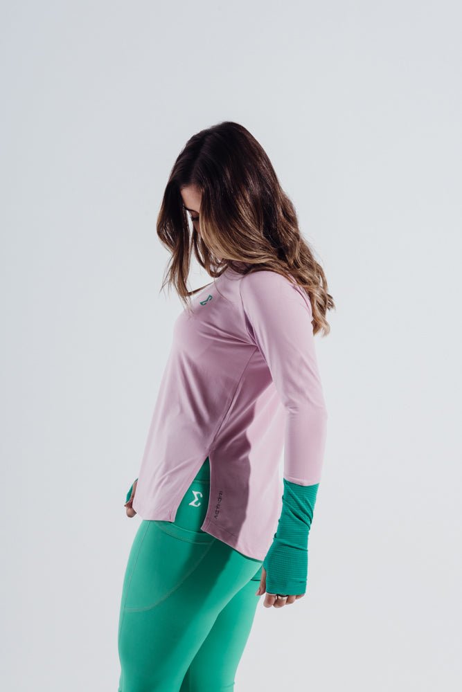 Winsome Orchid Smoky Gym Sport Workout Long Sleeve T-Shirt