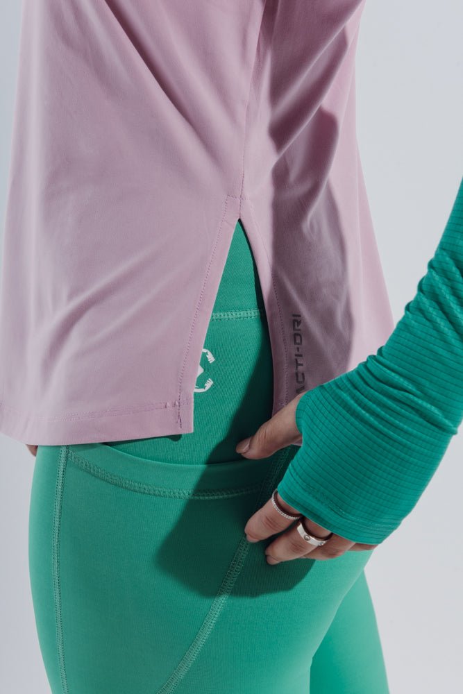 Winsome Orchid Smoky Gym Sport Workout Long Sleeve T-Shirt