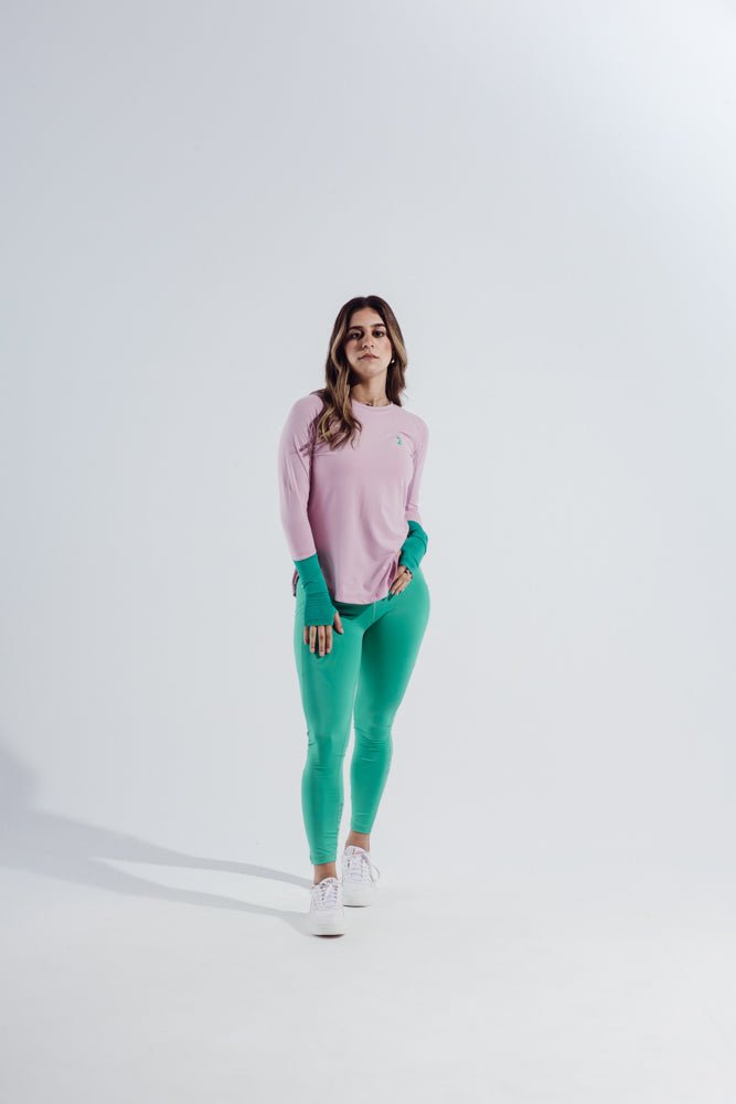 Winsome Orchid Smoky Gym Sport Workout Long Sleeve T-Shirt