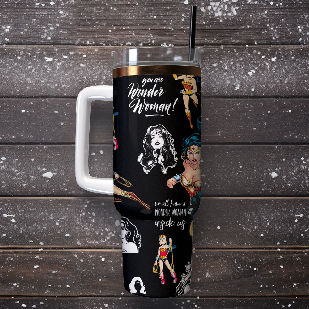 Wonder Woman Mother Day Custom Stanley Cup 40 oz 30 oz Tumbler With Handle