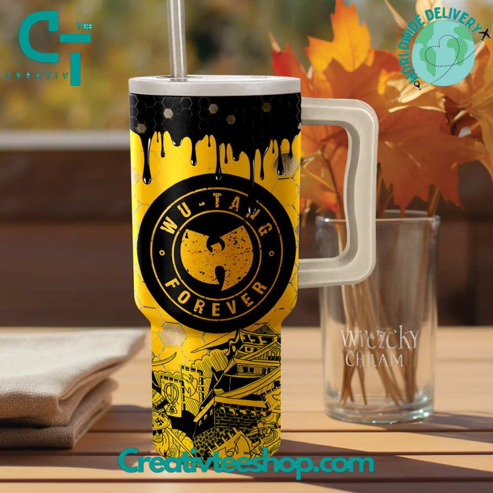 Wu Tang Music Custom Stanley Cup 40 oz 30 oz Tumbler With Handle