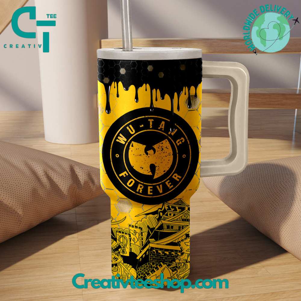 Wu Tang Music Custom Stanley Cup 40 oz 30 oz Tumbler With Handle